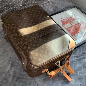Louis Vuitton Brown Monogram Canvas Pegase 55 Travel Bag